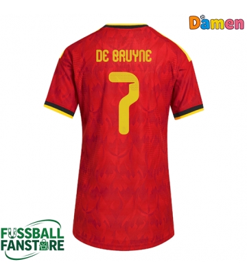 Belgien Kevin De Bruyne #7 Replik Heimtrikot Damen WM 2026 Kurzarm